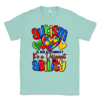 Seafoam autism is not a disability it's a different abilit Classic Tee - LillyAllenDesigns