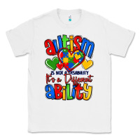 White autism is not a disability it's a different abilit Classic Tee - LillyAllenDesigns