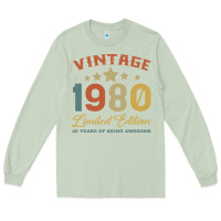 Matcha Vintage 1980 Clothes 40 Years Old Retro 40th Birthday Long Sleeve Tee - Bettercallsaul