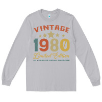 Moon Dust Vintage 1980 Clothes 40 Years Old Retro 40th Birthday Long Sleeve Tee - Bettercallsaul