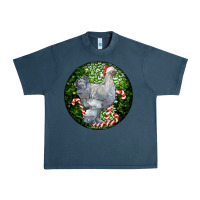 Midnight Navy brahma chicken christmas Urban Heavy Tee - LillyAllenDesigns