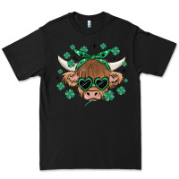 Black st patrick's day cow Premium Tee - MaliasSmallBusiness
