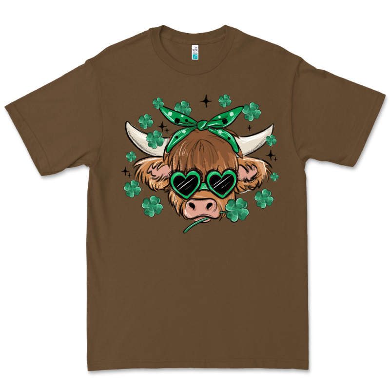 St Patrick's Day Cow Premium Tee by MaliasSmallBusiness | Teevron