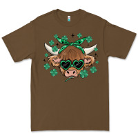 Cacao st patrick's day cow Premium Tee - MaliasSmallBusiness