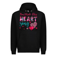 Black you make my heart sing Premium Hoodie - OliviaCreatesArt