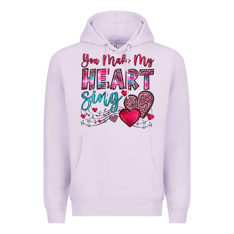 You Make My Heart Sing Premium Hoodie by OliviaCreatesArt | Teevron
