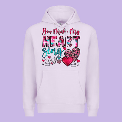 You Make My Heart Sing Premium Hoodie Designed By Oliviacreatesart