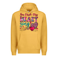 Mustard you make my heart sing Premium Hoodie - OliviaCreatesArt