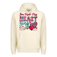 Sandshell you make my heart sing Premium Hoodie - OliviaCreatesArt