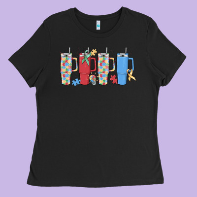 Autism Ladies Tee Designed By Maliassmallbusiness