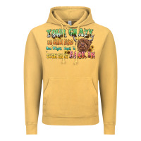 Vintage Mustard your crazy is showing cow Vintage Hoodie - LillyAllenDesigns