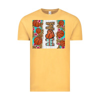 Vintage Mustard basketball mom Vintage Tee - LillyAllenDesigns