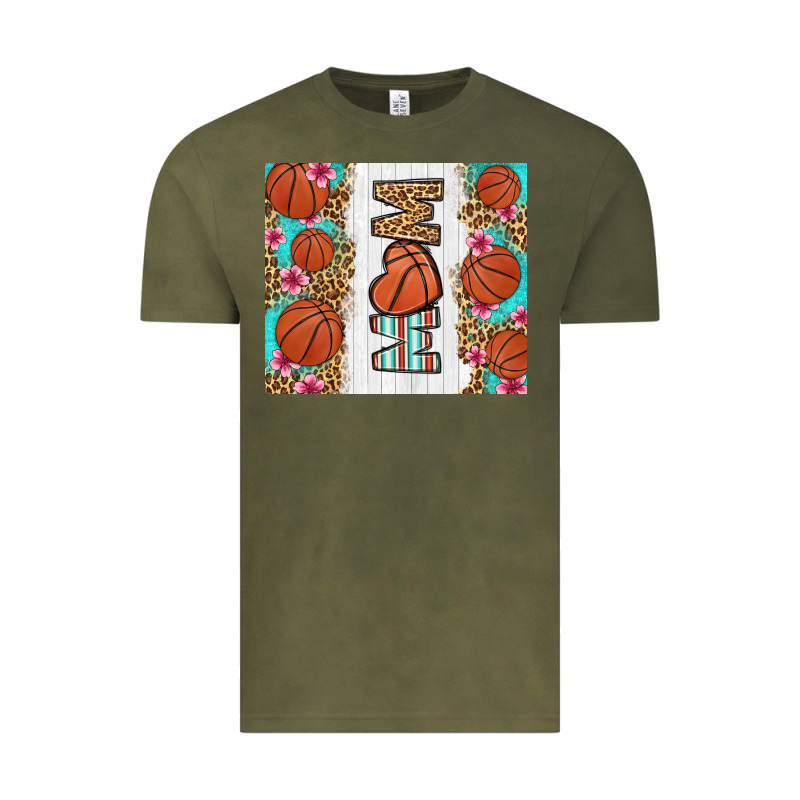 Basketball Mom Vintage Tee by LillyAllenDesigns | Teevron