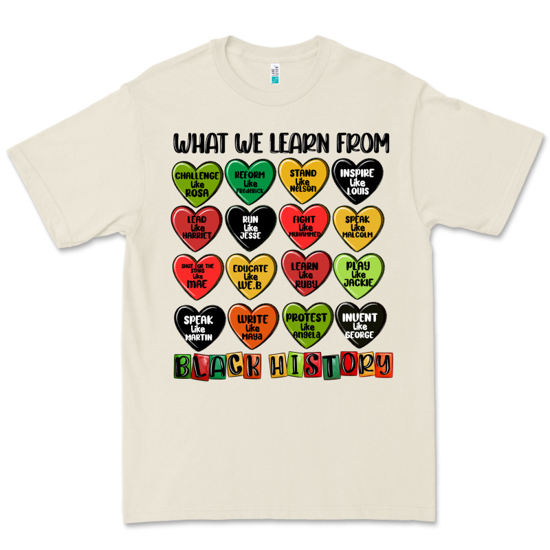 What We Learn From Black History Premium Tee by MaliasSmallBusiness | Teevron