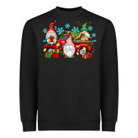 Black christmas gnome truck Heavyweight Sweatshirt - texasbilliewilder