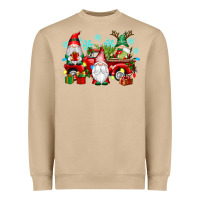 Mushroom christmas gnome truck Heavyweight Sweatshirt - texasbilliewilder