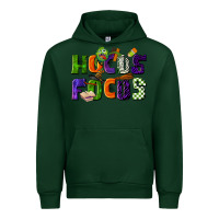 Forest Green Hocus Focus Teacher Halloween Urban Hoodie - LillyAllenDesigns