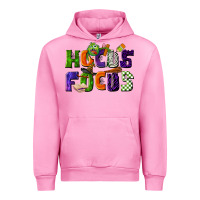 Fuchsia Pink Hocus Focus Teacher Halloween Urban Hoodie - LillyAllenDesigns