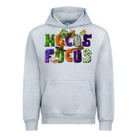 Heather Grey Hocus Focus Teacher Halloween Urban Hoodie - LillyAllenDesigns