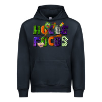 Navy Hocus Focus Teacher Halloween Urban Hoodie - LillyAllenDesigns