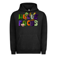 Pigment Black Hocus Focus Teacher Halloween Urban Hoodie - LillyAllenDesigns