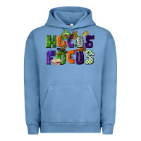 Pigment Pebble Blue Hocus Focus Teacher Halloween Urban Hoodie - LillyAllenDesigns