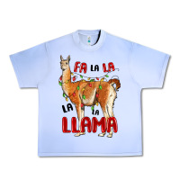 Grape Ice christmas llama Urban Heavy Tee - LillyAllenDesigns