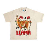 Sandshell christmas llama Urban Heavy Tee - LillyAllenDesigns
