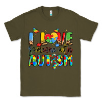 Army Green i love someone with autism Classic Tee - LillyAllenDesigns