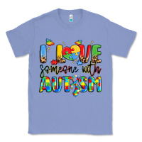 Colony Blue i love someone with autism Classic Tee - LillyAllenDesigns