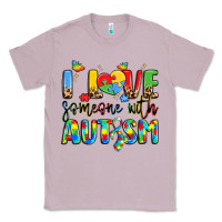 Lilac i love someone with autism Classic Tee - LillyAllenDesigns