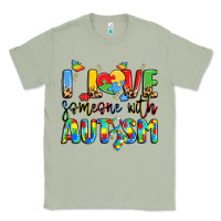 Matcha i love someone with autism Classic Tee - LillyAllenDesigns