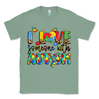 Sage i love someone with autism Classic Tee - LillyAllenDesigns