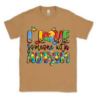 Toasted Coconut i love someone with autism Classic Tee - LillyAllenDesigns