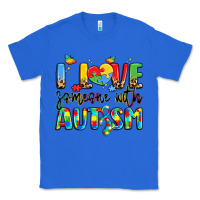 True Royal i love someone with autism Classic Tee - LillyAllenDesigns