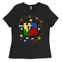 Black one puzzle bougie Ladies Tee - MaliasSmallBusiness