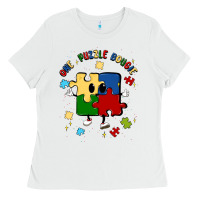 White one puzzle bougie Ladies Tee - MaliasSmallBusiness