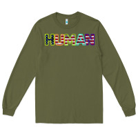 Army Green HUMAN Long Sleeve Tee - Bettercallsaul