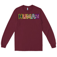 Burgundy HUMAN Long Sleeve Tee - Bettercallsaul