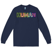 Navy HUMAN Long Sleeve Tee - Bettercallsaul