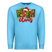 Ocean Blue christmas baby claus Premium Sweatshirt - FaDigitalArtStudio