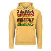 Vintage Mustard i am black history Vintage Hoodie - LillyAllenDesigns