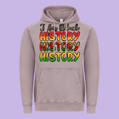 I Am Black History Vintage Hoodie Designed By Lillyallendesigns