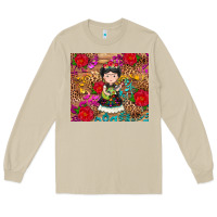 Mushroom Mexican girl Long Sleeve Tee - RanaPortraitStore