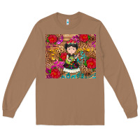 Toasted Coconut Mexican girl Long Sleeve Tee - RanaPortraitStore