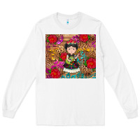 White Mexican girl Long Sleeve Tee - RanaPortraitStore