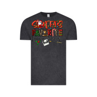 Vintage Black santa's favorite family advocate Vintage Tee - LillyAllenDesigns