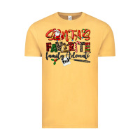 Vintage Mustard santa's favorite family advocate Vintage Tee - LillyAllenDesigns