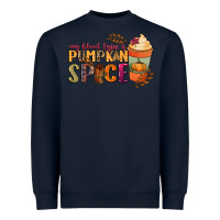 Navy my blood type is pumpkin spice Heavyweight Sweatshirt - NancyCooperArtShop