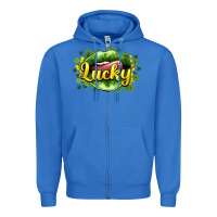 True Royal St. Patrick's Day lips lucky Zipper Hoodie - HowdyJamesFarm
